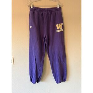 Colosseum Washington State Huskies Unisex Cuffed Sweatpants Purple Size Large